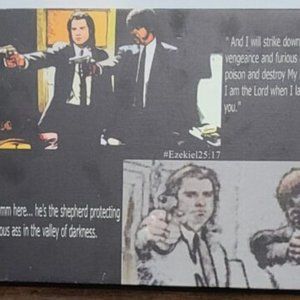 Pulp Fiction Small Canvas Art